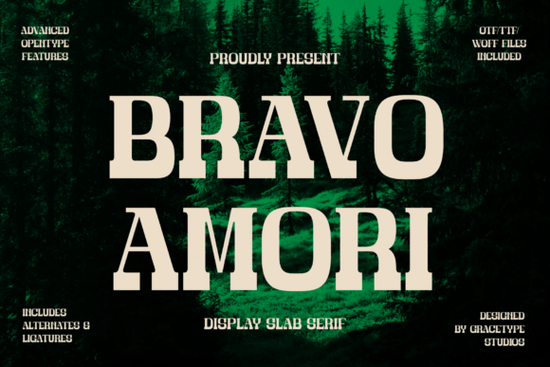 Bravo Amori Font
